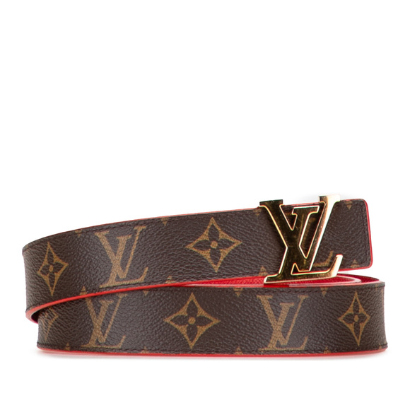 Pre-Loved Louis Vuitton Monogram Initiales Reversible Belt - Picture 1 of 6